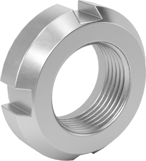 Rulman Kilit Somunu, Karbon Çelik, M15 x 1 mm Diş Boyutu