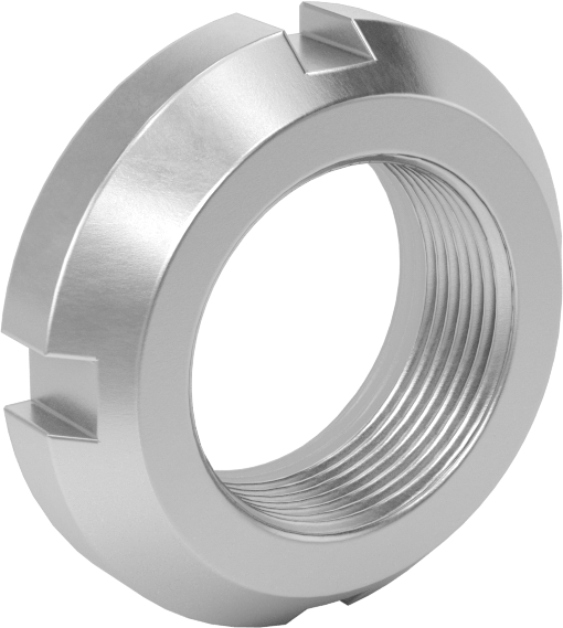Rulman Kilit Somunu, Karbon Çelik, M20 x 1 mm Diş Boyutu