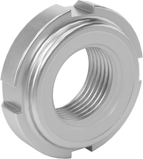 Rulman Kilit Somunu, Karbon Çelik, M10 x 0,75 mm Diş Boyutu