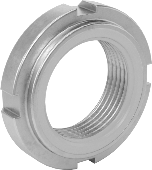 Rulman Kilit Somunu, 303 Paslanmaz Çelik, M25 x 1,5 mm Diş Boyutu