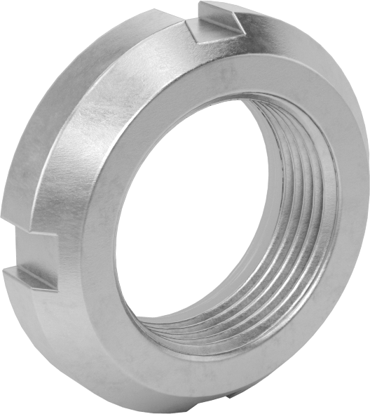 Rulman Kilit Somunu, 303 Paslanmaz Çelik, M25 x 1,5 mm Diş Boyutu