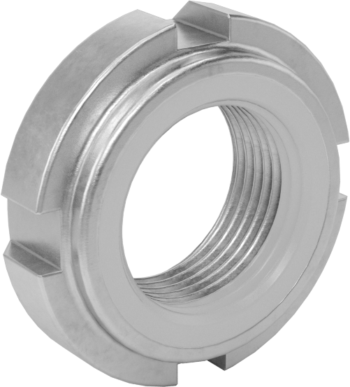 Rulman Kilit Somunu, 303 Paslanmaz Çelik, M15 x 1 mm Diş Boyutu