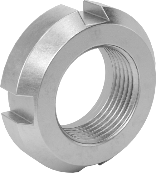 Rulman Kilit Somunu, 303 Paslanmaz Çelik, M15 x 1 mm Diş Boyutu