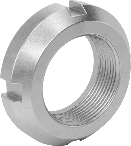 Rulman Kilit Somunu, 303 Paslanmaz Çelik, M22 x 1 mm Diş Boyutu