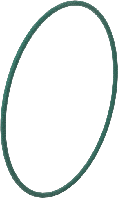 Dokulu Yuvarlak Kemer, 2 mm Çap, 254 mm Dış Çevresi