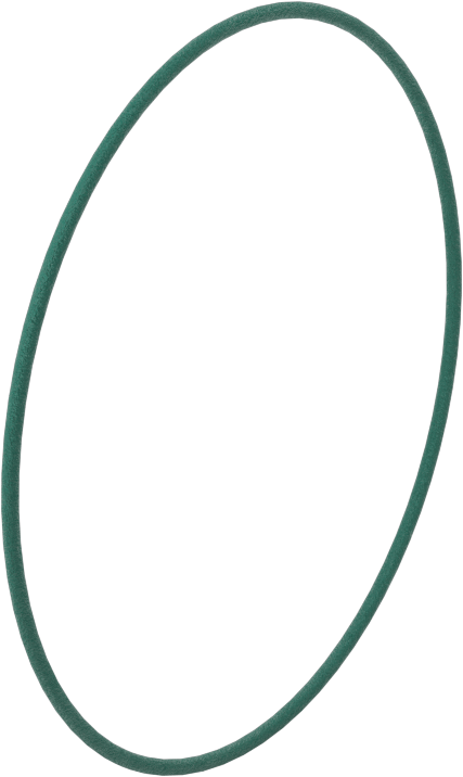 Dokulu Yuvarlak Kemer, 2 mm Çap, 305 mm Dış Çevre