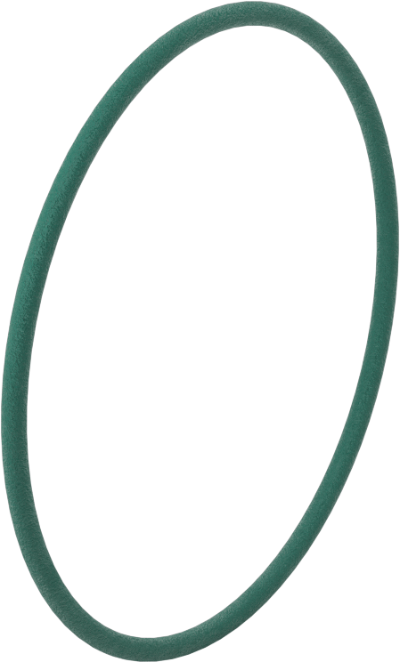 Dokulu Yuvarlak Kemer, 4 mm Çap, 356 mm Dış Çevresi