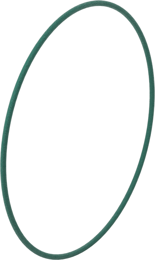 Dokulu Yuvarlak Kemer, 4 mm Çap, 610 mm Dış Çevresi