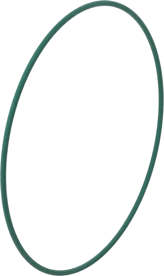 Dokulu Yuvarlak Kemer, 4 mm Çap, 660 mm Dış Çevre