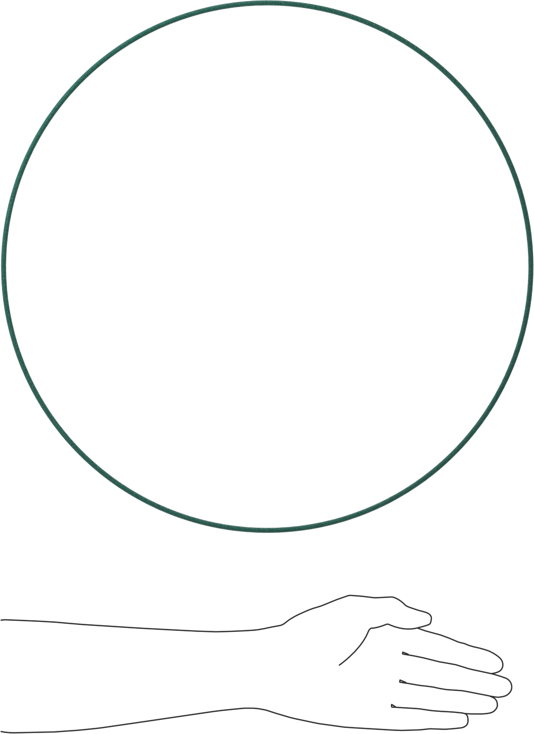 Dokulu Yuvarlak Kemer, 4 mm Çap, 1, 372 mm Dış Çevresi