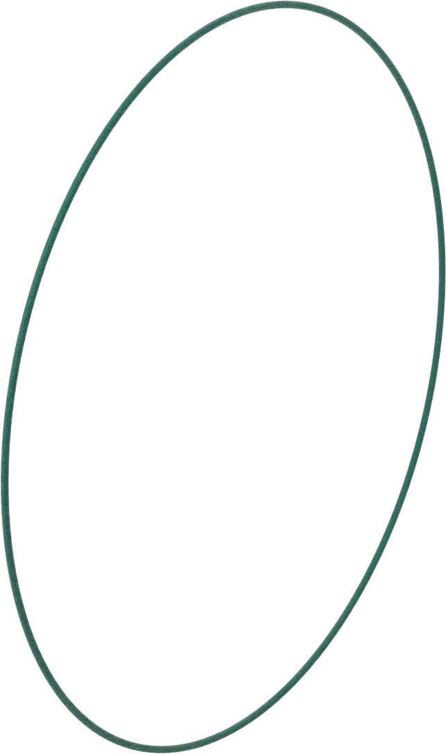 Dokulu Yuvarlak Kemer, 4 mm Çap, 1, 372 mm Dış Çevresi