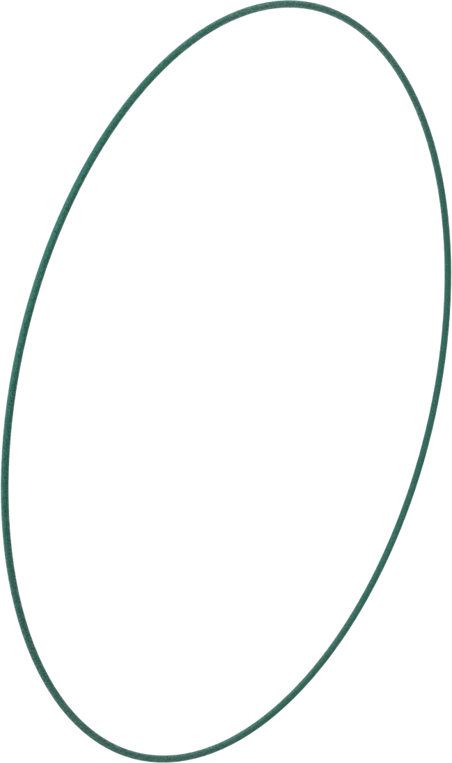 Dokulu Yuvarlak Kemer, 4 mm Çap, 1, 422 mm Dış Çevresi