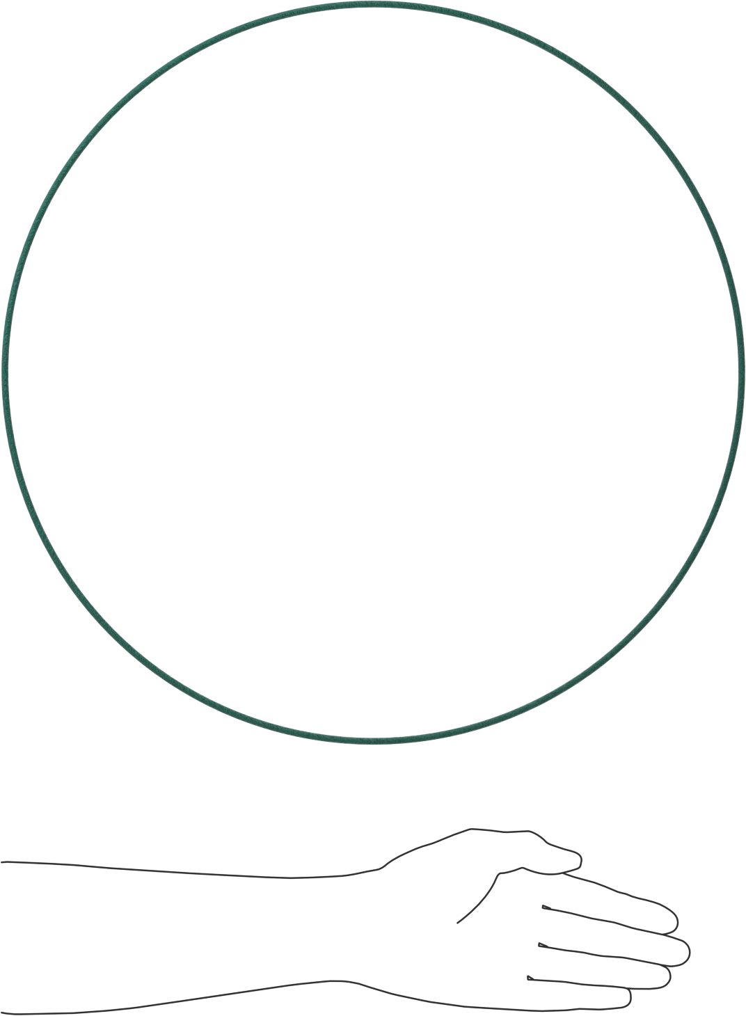 Dokulu Yuvarlak Kemer, 4 mm Çap, 1, 422 mm Dış Çevresi