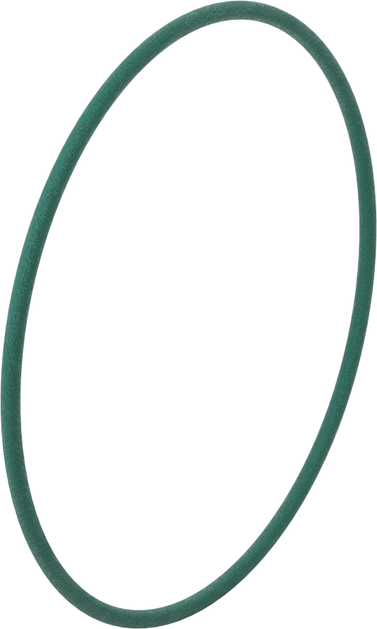 Dokulu Yuvarlak Kemer, 6 mm Çap, 660 mm Dış Çevre