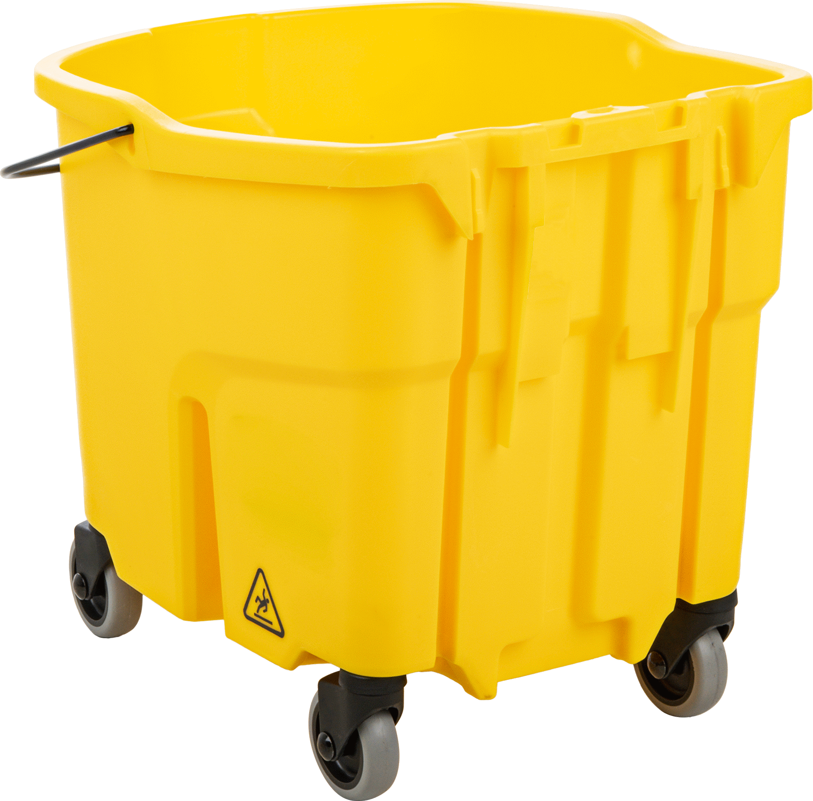 Plastik Paspas Kovası, 35 qt. Kapasite, Sarı