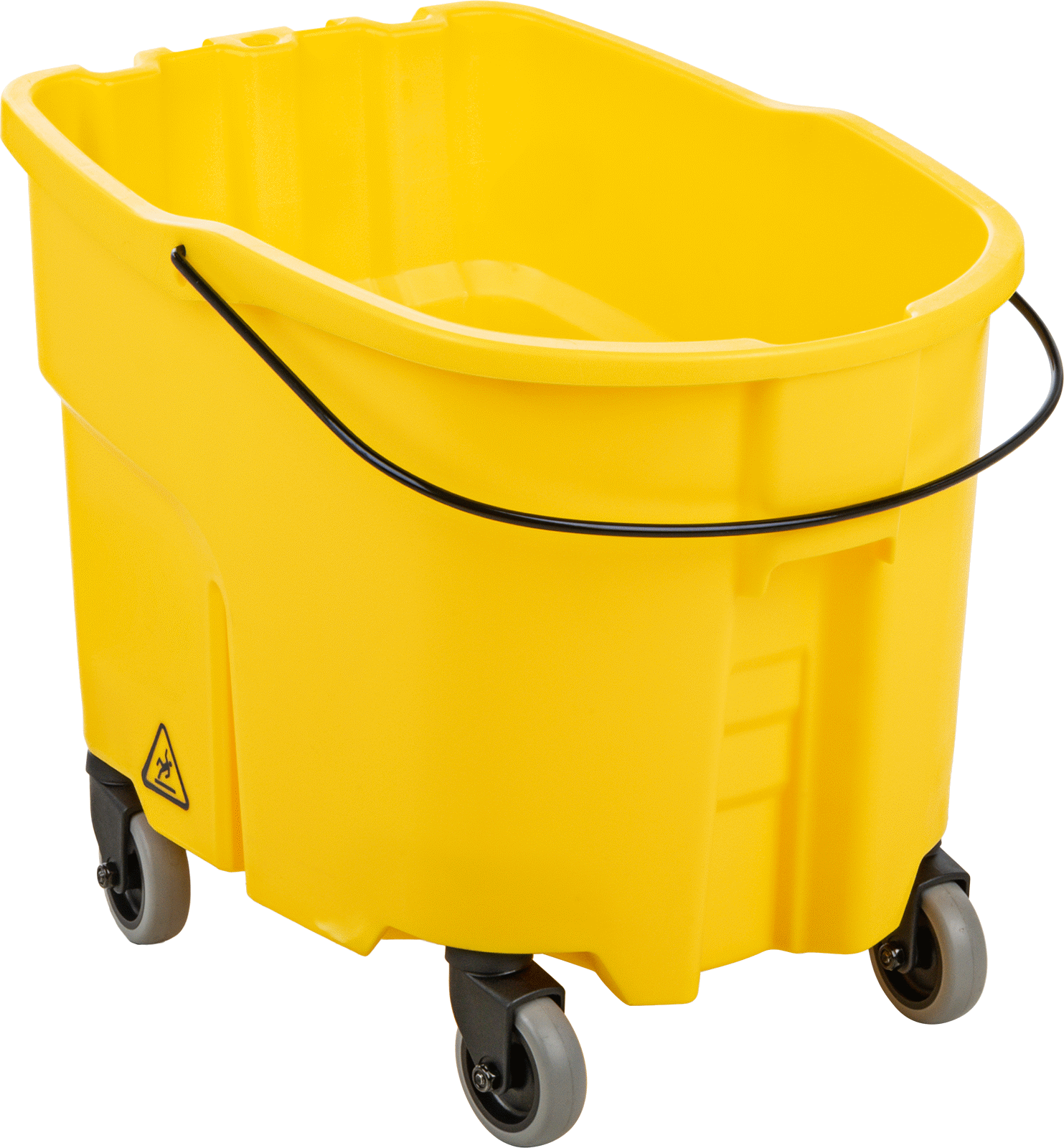 Plastik Paspas Kovası, 35 qt. Kapasite, Sarı