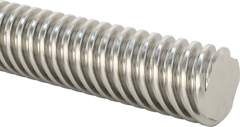 Ultra Hassas Kurşun Vida, Hızlı Hareket, 5/8"-8 Diş Boyutu, 6 Fit Uzunluk