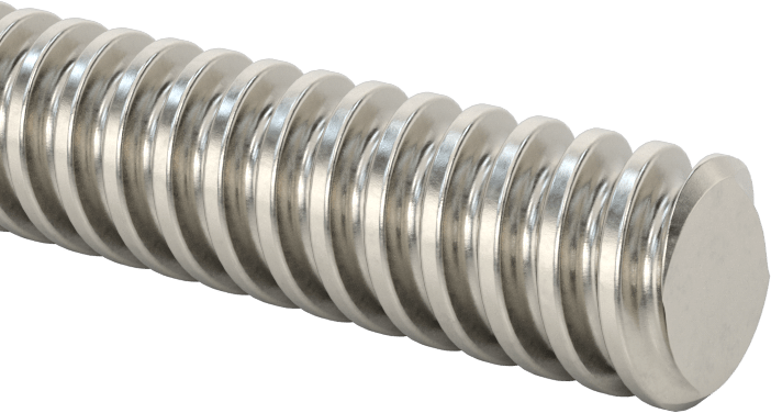Ultra Hassas Kurşun Vida, Hızlı Hareket, 3/8"-10 Diş Boyutu, 6 Fit Uzunluk