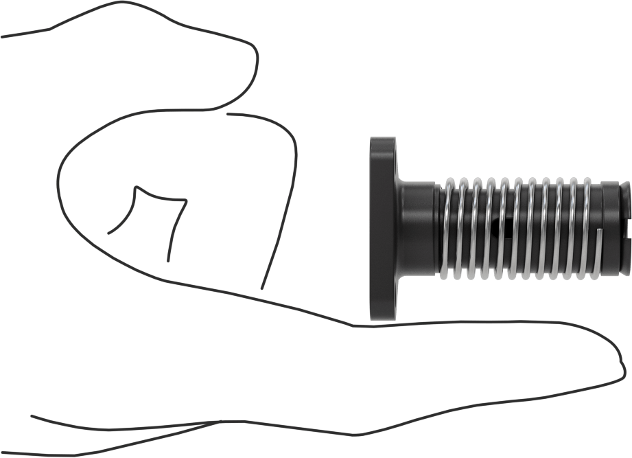 Ultra Hassas Kurşun Vida için Yaylı 3/8"-10 Diş Boyutu Flanş Somunu