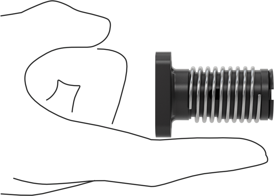 Hızlı Hareketli Ultra Hassas Kılavuz Vida için Yaylı 1/2"-10 Dişli Somun