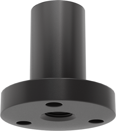 Ultra Hassas Kılavuz Vida için 1/4"-40 Dişli Flanşlı Somun