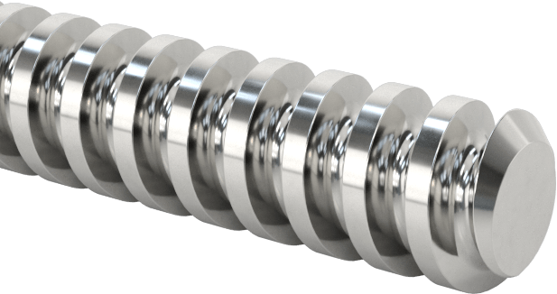 Ultra Hassas Kurşun Vida, 1/8"-20.8 Diş Boyutu, 6 inç Uzunluk