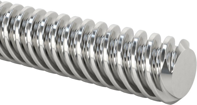Ultra Hassas Kurşun Vida, 1/4"-16 Diş Boyutu, 3 Fit Uzunluk, 4 Diş Başlangıcı