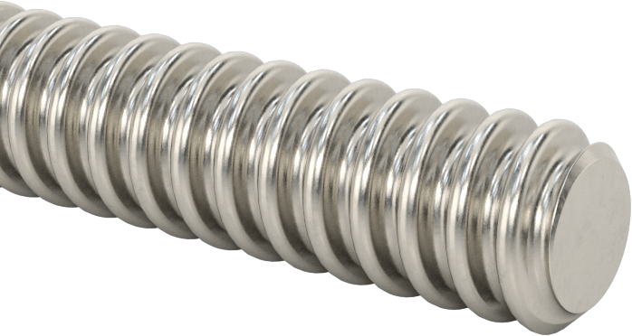 Ultra Hassas Kurşun Vida, 3/8"-10 Diş Boyutu, 6 Fit Uzunluk