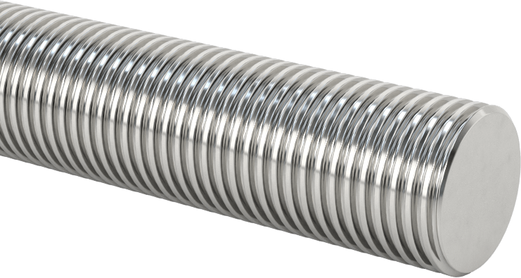 Ultra Hassas Kurşun Vida, 1/2"-20 Diş Boyutu, 3 Fit Uzunluk