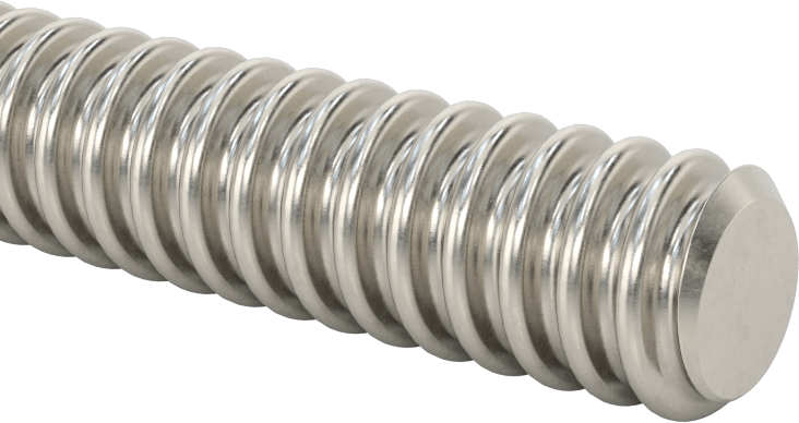 Ultra Hassas Kurşun Vida, 1/2"-8 Diş Boyutu, 3 Fit Uzunluk
