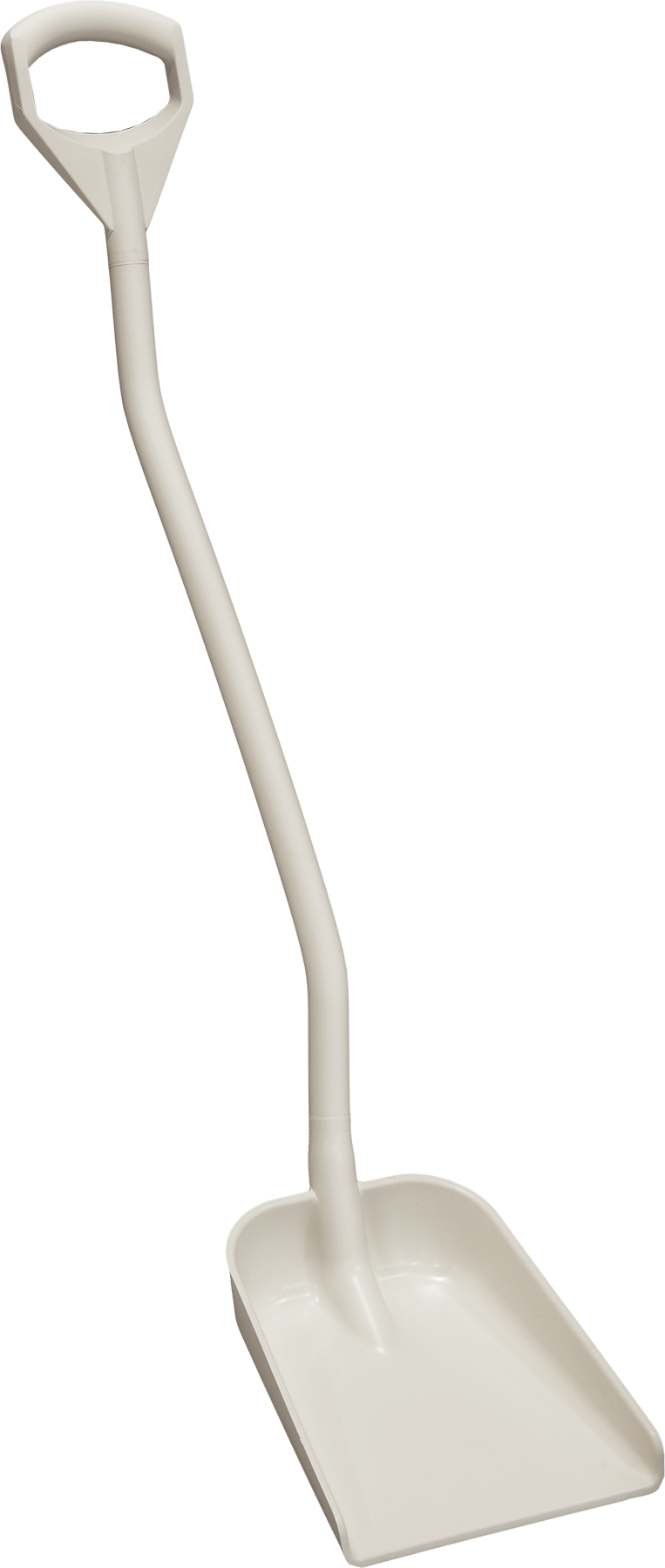 Gıda ve İçecek Kepçeleri, Beyaz Plastik Bıçaklı, 50" Toplam Uzunluk