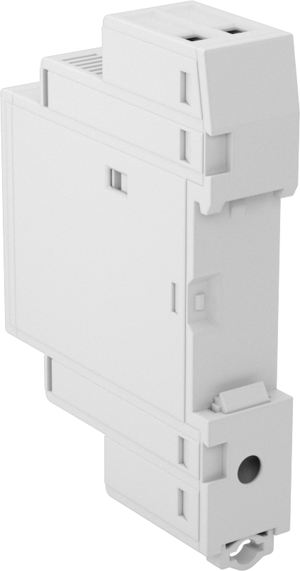 DIN Rayı Montajlı Dokunmaya Dayanıklı Vidalı Terminal Rölesi, DPST-NO, 6 Terminal, 120 V AC/DC Girişli Röle