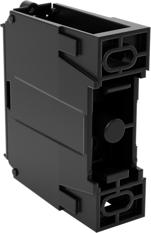DIN Rayına Monte Dağıtım Bloğu, 1 Devre, 175A, 1 Giriş ve 1 Çıkış Bağlantısı