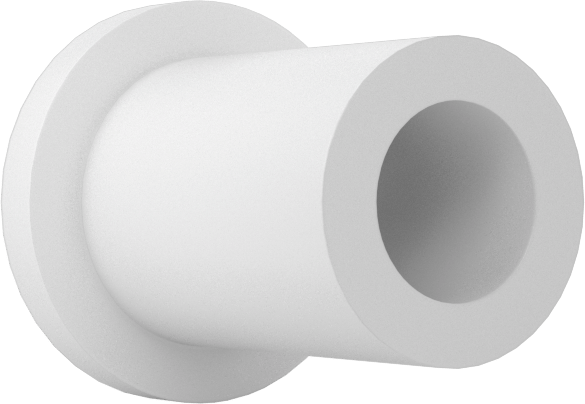 Gıda ve İçecek Sektörü için Kuru Çalışan Kovanlı Rulman, Flanş, Rulon, 3/16“ Mil ve 5/16” Yuva İç Çapı için, 1/2" Uzunluk