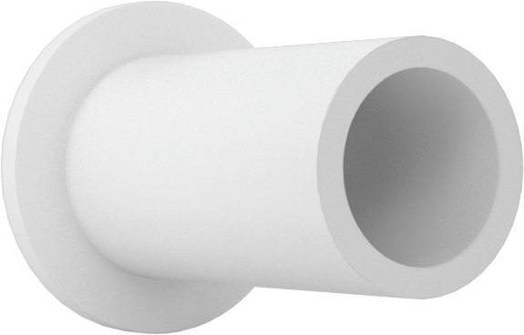 Gıda ve İçecek Sektörü için Kuru Çalışan Kovanlı Rulman, Flanşlı, Rulon, 3/16“ Mil ve 1/4” Muhafaza İç Çapı için, 1/2" Uzunluk
