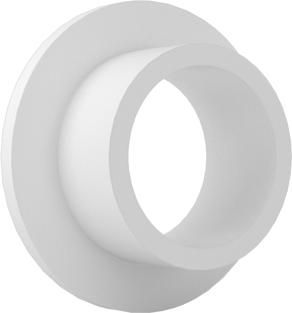 Gıda ve İçecek Sektörü için Kuru Çalışan Kovanlı Rulman, Flanş, Rulon, 3/8“ Mil ve 15/32” Gövde İç Çapı için, 1/4" Uzunluk