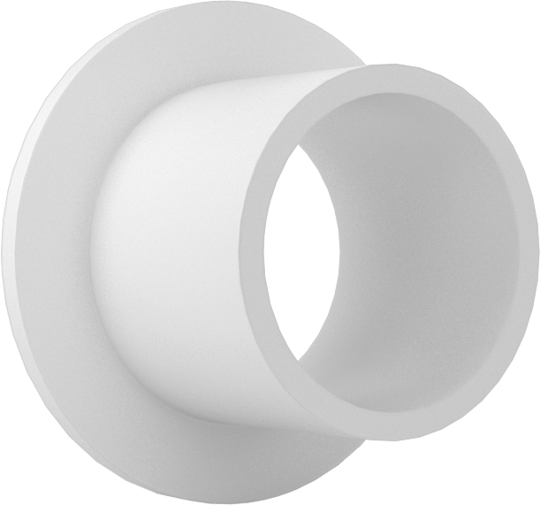 Gıda ve İçecek Sektörü için Kuru Çalışan Kovanlı Rulman, Flanş, Rulon, 1/2“ Mil ve 19/32” Muhafaza İç Çapı, 1/2" Uzunluk