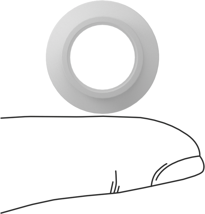 Gıda ve İçecek Sektörü için Kuru Çalışan Kovanlı Rulman, Flanş, Rulon, 1/2“ Mil ve 19/32” Muhafaza İç Çapı, 1/2" Uzunluk