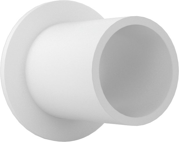 Gıda ve İçecek Sektörü için Kuru Çalışan Kovanlı Rulman, Flanş, Rulon, 1/2“ Mil ve 19/32” Muhafaza İç Çapı, 3/4" Uzunluk