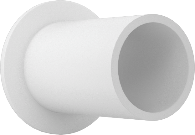 Gıda ve İçecek Sektörü için Kuru Çalışan Kovanlı Rulman, Flanşlı, Rulon, 1/2“ Mil ve 19/32” Muhafaza İç Çapı, 1" Uzunluk
