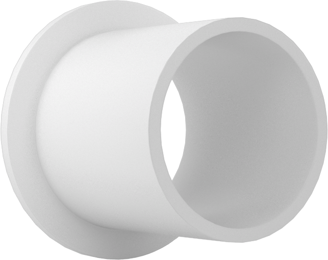 Gıda ve İçecek Sektörü için Kuru Çalışan Kovanlı Rulman, Flanş, Rulon, 5/8“ Mil ve 23/32” Muhafaza İç Çapı için, 3/4" Uzunluk