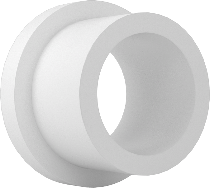 Gıda ve İçecek Sektörü için Kuru Çalışan Kovanlı Rulman, Flanş, Rulon 641, 3/4“ Mil ve 1” Muhafaza İç Çapı için, 3/4" Uzunluk