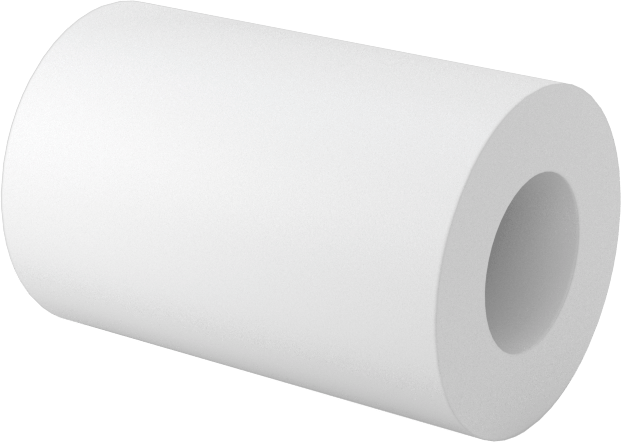 Gıda ve İçecek Sektörü için Kuru Çalışan Kovanlı Rulman, Rulon 641, 1/8“ Mil Çapı ve 1/4” Muhafaza İç Çapı için, 3/8" Uzunluk