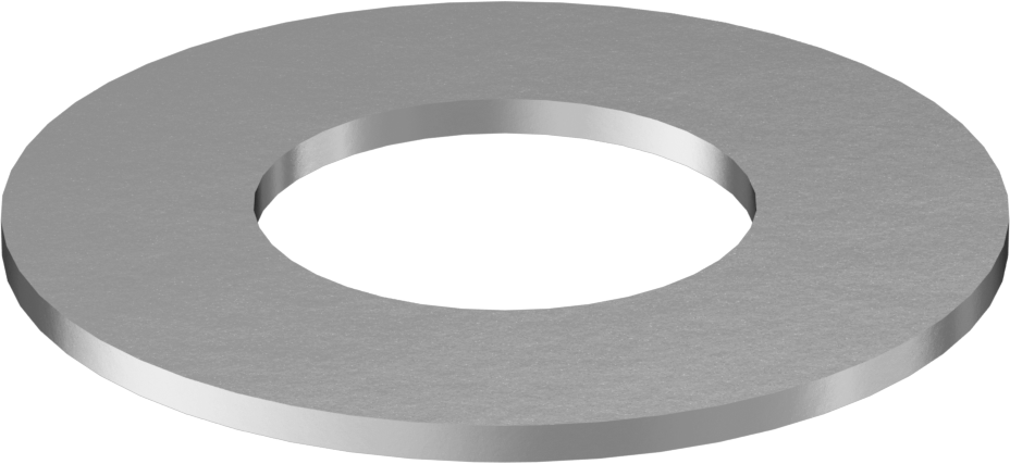 Geniş Jantlı Şimler, 316 Paslanmaz Çelik, 0,048" Kalınlık, 5/8" ID, 1-1/4" OD