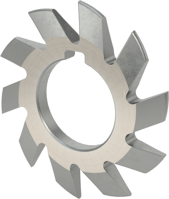 Gear Cutter, for 20 Degree Gear Pressure Angle & 24 Pitch, Trade #1