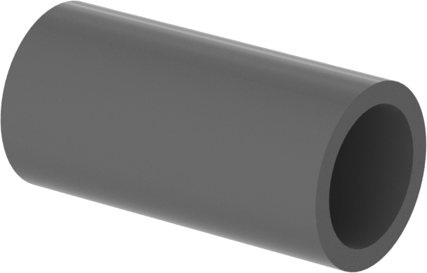 Ultra Düşük Sürtünmeli Kuru Çalışan Kovanlı Rulman, Rulon J, 3/16“ Mil Çapı ve 1/4” Muhafaza İç Çapı için, 1/2" Uzunluk