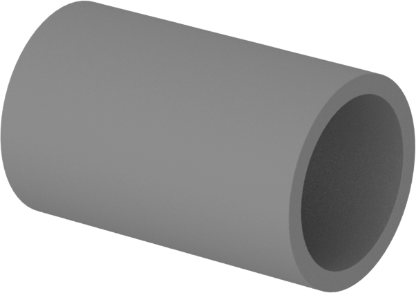 Ultra Düşük Sürtünmeli Kuru Çalışan Kovanlı Rulman, Rulon J, 1/4“ Mil Çapı ve 5/16” Muhafaza İç Çapı için, 1/2" Uzunluk