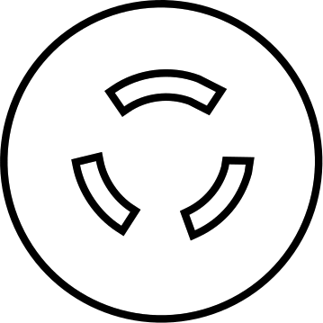 Non-NEMA 15-amp Socket