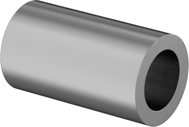 Yüksek Mukavemetli 932 Yatak Bronzu Kovanlı Rulman, 3/8“ Mil Çapı ve 9/16” Gövde İç Çapı için, 1" Uzunluk