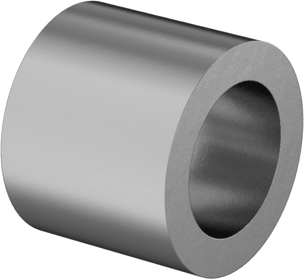 Yüksek Mukavemetli 932 Yatak Bronzu Kovanlı Rulman, 1/2“ Mil Çapı ve 3/4” Muhafaza İç Çapı için, 5/8" Uzunluk